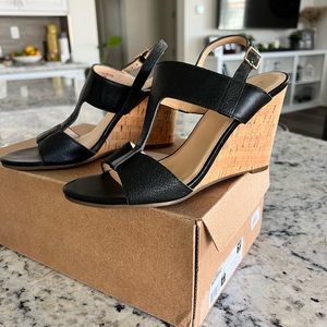 Leather Upper  Wedge